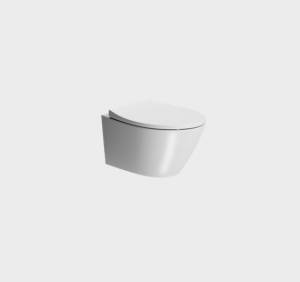 Унитаз подвесной GSI Modo 9816FR209 Swirlflush, белый матовый, с сидением