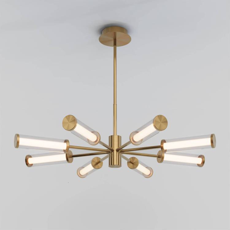 Потолочный светодиодный светильник Eurosvet Stark 50386 LED латунь