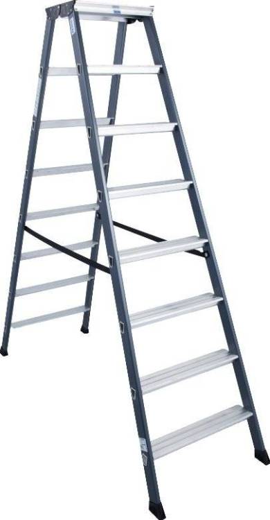 Стремянка Krause Monto SePro D 125859 8 ступеней, двусторонняя