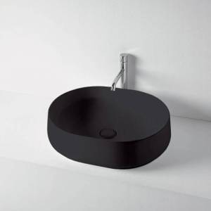 Раковина Kerasan F10 460531 накладная, черный матовый
