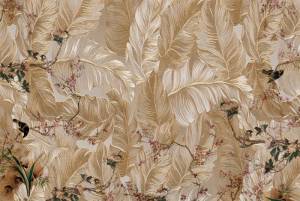 3D Фотообои Artegrafico «Птицы в золотых перьях» PT-008 песок