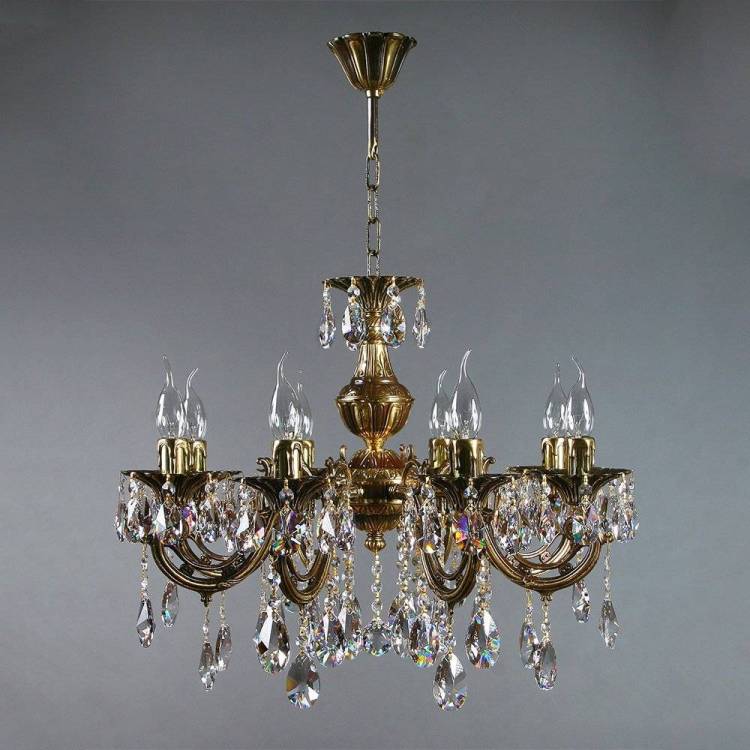 Подвесная люстра Ambiente Aria 8818/8 PB Tear drop