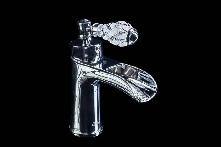 Смеситель для раковины Boheme Vogue Crystal 221-CRST хром