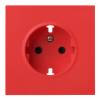 Лицевая панель для розетки 2к+з Rikett 35632 RD красный
