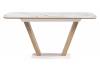 Стол Woodville Петир 588013 gilt white, дуб монтана 120(160)x80x75 фото 4