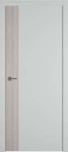 Межкомнатная дверь Владимирская Фабрика Дверей Urban V Emalex Steel вставка Stone oak 600x2000