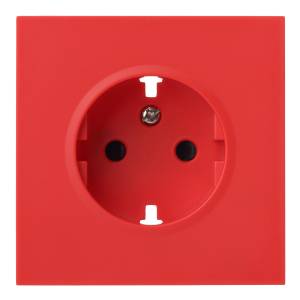 Лицевая панель для розетки 2к+з Rikett 35632 RD красный