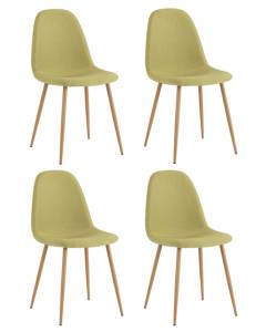 Набор из 4 стульев Stool Group Валенсия SN OS-001 1009-15 X4 салатовый