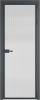 Межкомнатная дверь Profil Doors 1 AX цвет профиля Серая ночь, стекло безопасное 6 мм мору осветленное 700x2000
