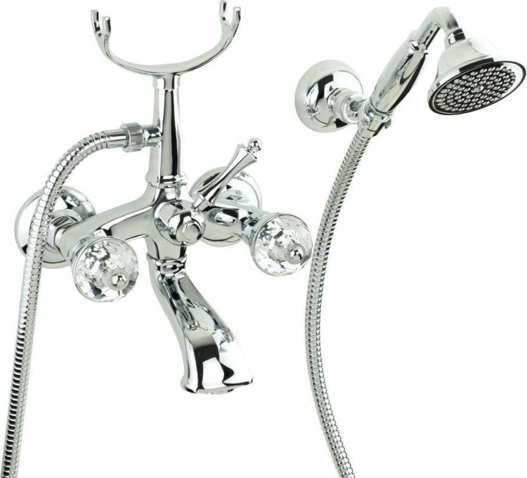 Смеситель для ванны с душем Migliore Korona Crystall 27307 хром
