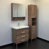Тумба с раковиной Comforty Никосия-70Н 00-00008854 дуб темный фото 3