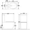 Унитаз-компакт BelBagno Amanda BB051CPR крышка BB901SC, безободковый, с микролифтом фото 4