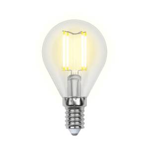 Лампа светодиодная филаментная Uniel Sky Globe LED-G45-6W/NW/E14/CL PLS02WH