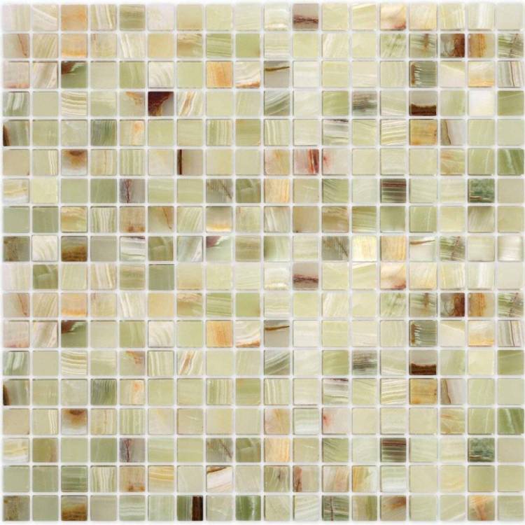 Мозаика LeeDo Pietrine 7 Onice Jade Verde Pol (1.5x1.5) 30.5x30.5
