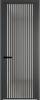 Межкомнатная дверь Profil Doors 3 AGP цвет профиля Серая ночь, стекло безопасное 6 мм матовое 600x2000