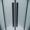 Душевой уголок Grossman Galaxy 300.K33.01.80R10L.21.02 профиль черный матовый, стекло шиншилла, 80x100x195 фото 7