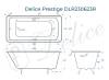 Чугунная ванна Delice Prestige DLR230623R 180x80, с отверстиями под ручки, без ножек фото 9