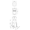 Ландшафтный светильник Deko-Light Easy COB Round III WW 730469 фото 2