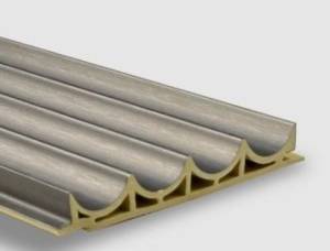 Рифленая панель Bonaparte Wave dark metal 280x10.9x1.5