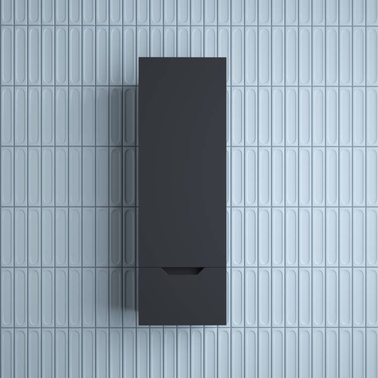 Шкаф-пенал Style Line Остин ЛС-00002416 подвесной, графит, 110x36