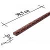 Вставка Skalini Curbs BD-3 Красный 2x30.5 фото 4