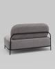 Диван Stool Group Стоун vd-dv-stone-cl-steel светло-серый, велюр рельефный фото 5
