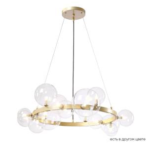 Люстра Crystal Lux Agata Sp15 V2 Gold/Transparente