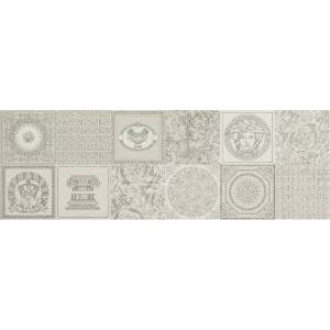 Декор Versace Gold G0068890 Decorato Bianco Patchwork Platino mix 25x75