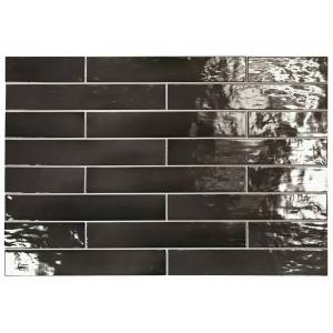 Керамическая плитка Equipe Manacor 26926 Black 6.5x40