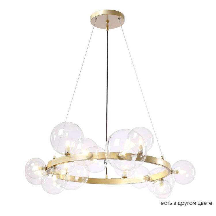 Люстра Crystal Lux Agata Sp15 V2 Gold/Transparente
