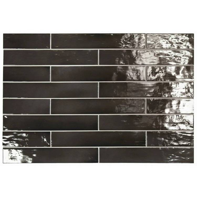 Керамическая плитка Equipe Manacor 26926 Black 6.5x40