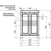 Тумба под раковину Aquanet Амели 60 261989 белый матовый фото 5