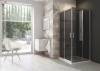 Душевой уголок Ravak Blix KFR2-90 тонированное стекло, блестящий профиль фото 2