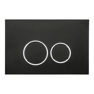 Кнопка смыва Black&White WPI-09512 24.4x16.2 Matt Black