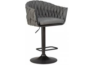 Стул барный Woodville Leon 9690-LM 448405 графитовый/черный