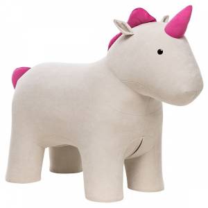 Пуф Leset Unicorn 2500000116674 Бежевый Omega 02, Розовый Enigma 24