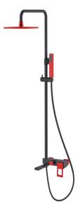 Душевая стойка Boheme Q 148-BR Blackred