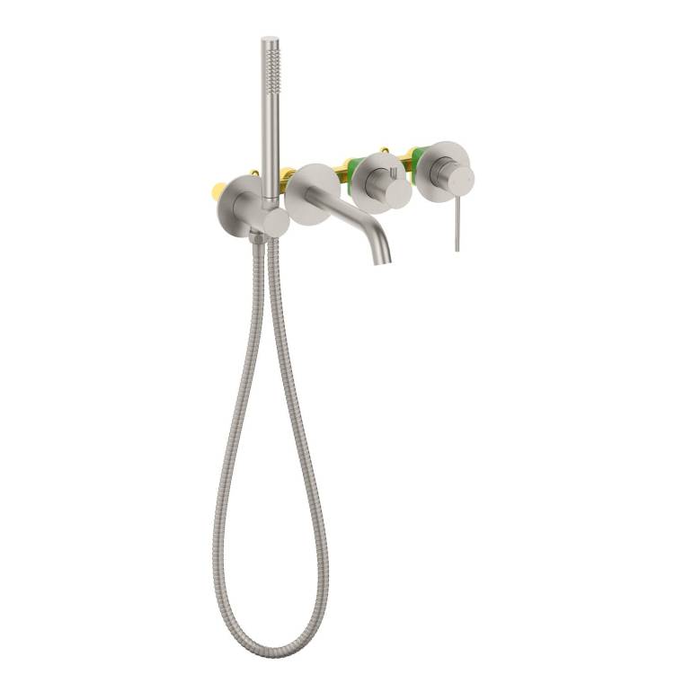 Смеситель для ванны с душем Timo Saona 2314/13YSM никель