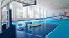 Спортивное ПВХ покрытие Tarkett Omnisports Action 65 Sky Blue (рулон: 2x20.5=41 м2) фото 2