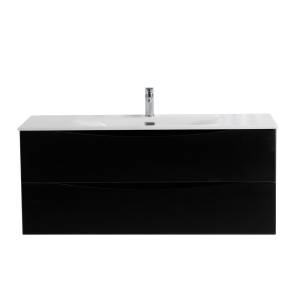 Тумба под раковину BelBagno MARINO-CER-N-1200-2C-SO-NL-P подвесная, Nero Lucido, 119.6x45.5