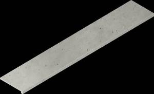 Ступень Italon Авангард 620070002779 Сильвер фронтальная 33x160