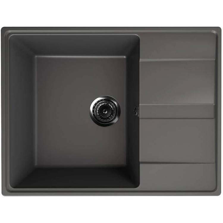 Мойка кухонная Ulgran Quartz Prima 650-09 асфальт
