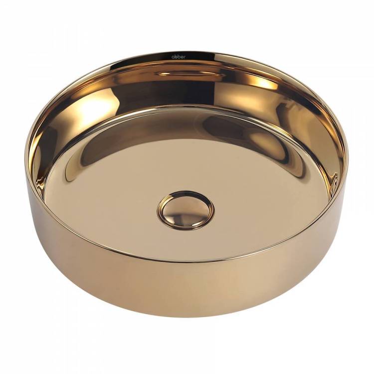 Раковина Abber Bequem AC2109GG 40 см, золото