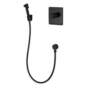 Гигиенический душ Rose R105H с термостатом, черный