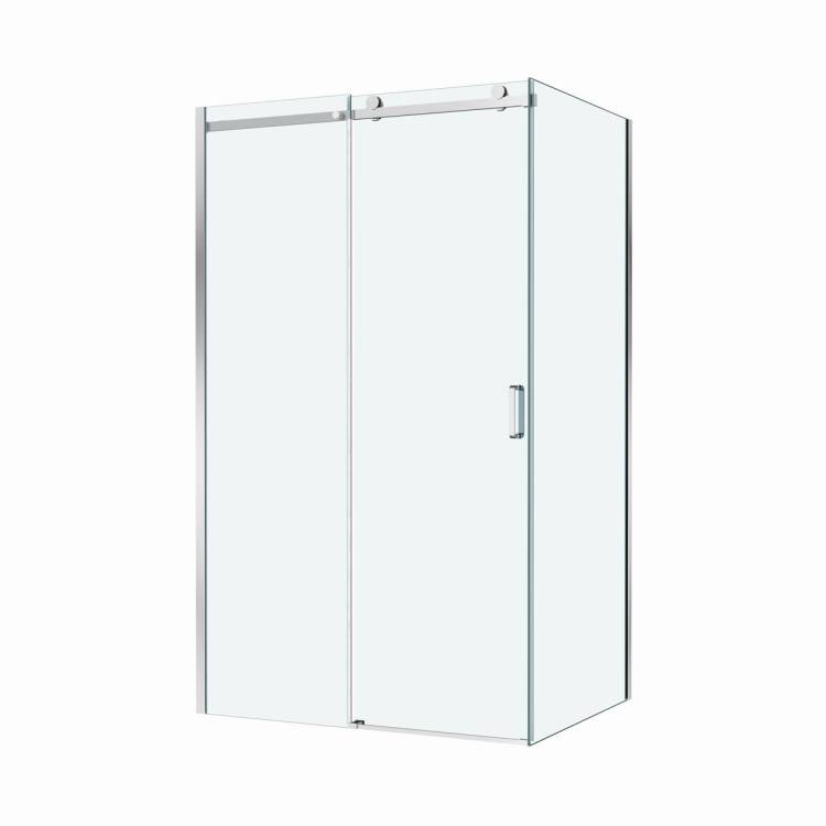 Душевой уголок BelBagno SOFT_CLOSE-2-AH-1-120/80-C-Cr профиль хром, стекло прозрачное, 120x80x200