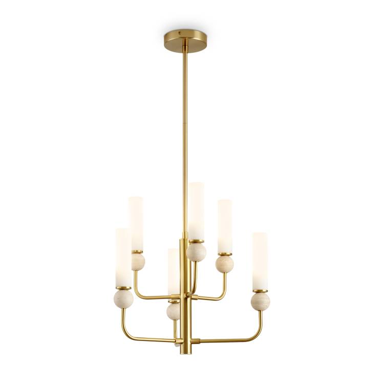 Подвесная люстра на штанге Freya Sunspot FR5482CL-06BS1