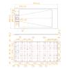 Поддон для душа RGW TUS-W прямоугольный, белый, 80x170 фото 7