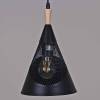 Подвесная люстра Reluce 03250-3.9-01 BK+WOOD фото 2