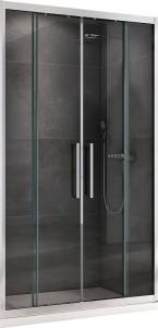 Душевая дверь Abber Schwarzer Diamant AG33180H 180x195, профиль Хром