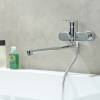 Смеситель для ванны Aquatek Ника AQ1842CR с длинным изливом, хром фото 5